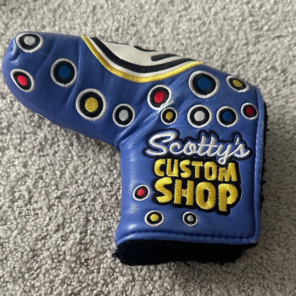 Scotty Cameron 2015 Jackpot Johnny Turbo blue blade cover